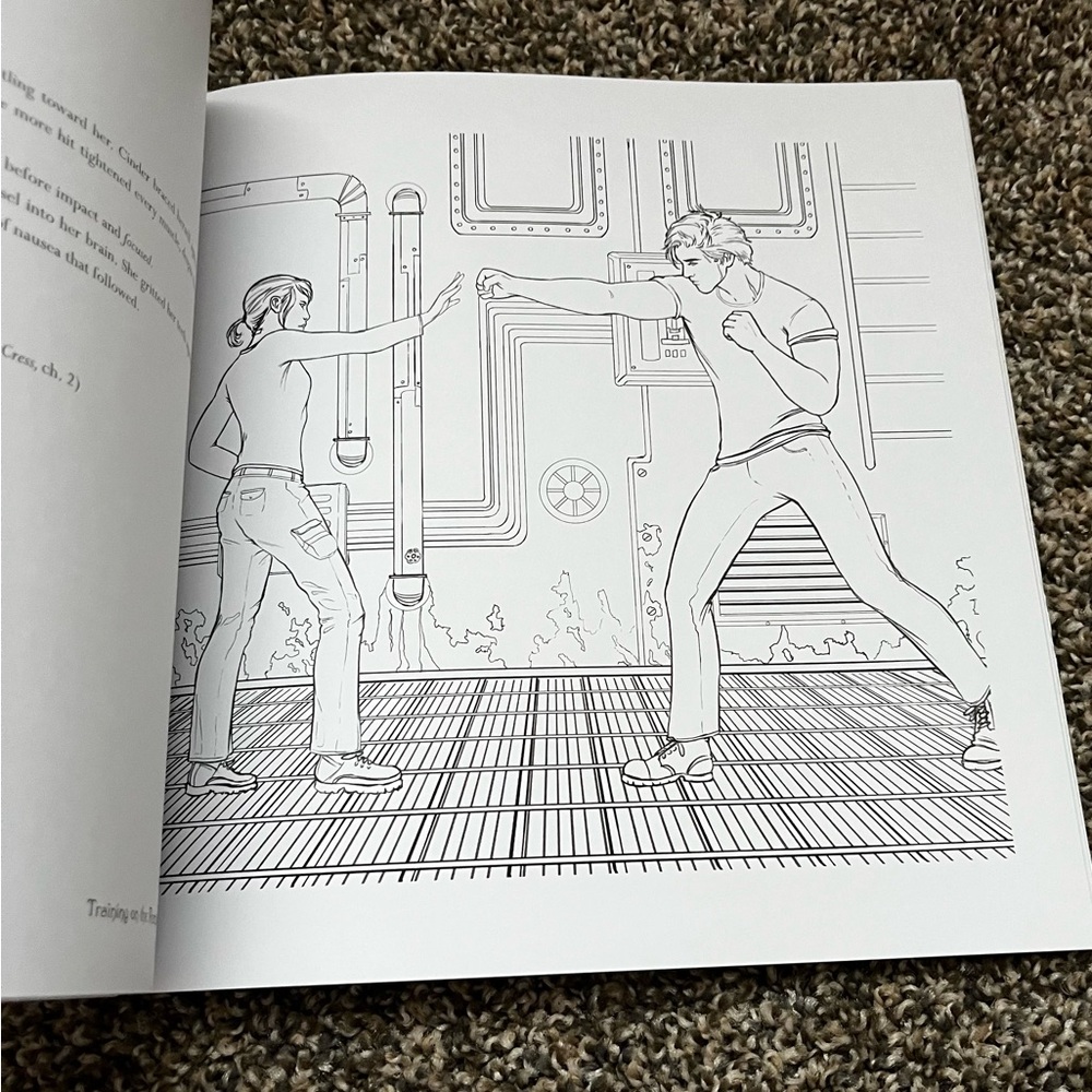 The Lunar Chronicles Coloring Book - Picture 7 of 12